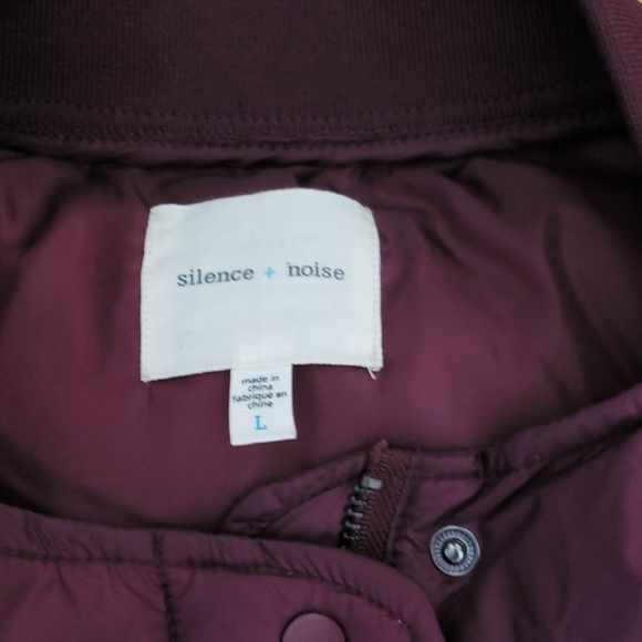Silence + noise womens puffer jacket size Large - Picture 3 of 7
